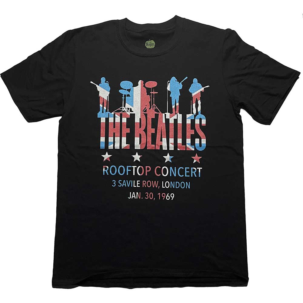 The Beatles T-Shirt: Rooftop Flag