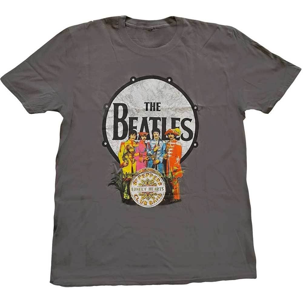 The Beatles T-Shirt: Sgt Pepper & Drum