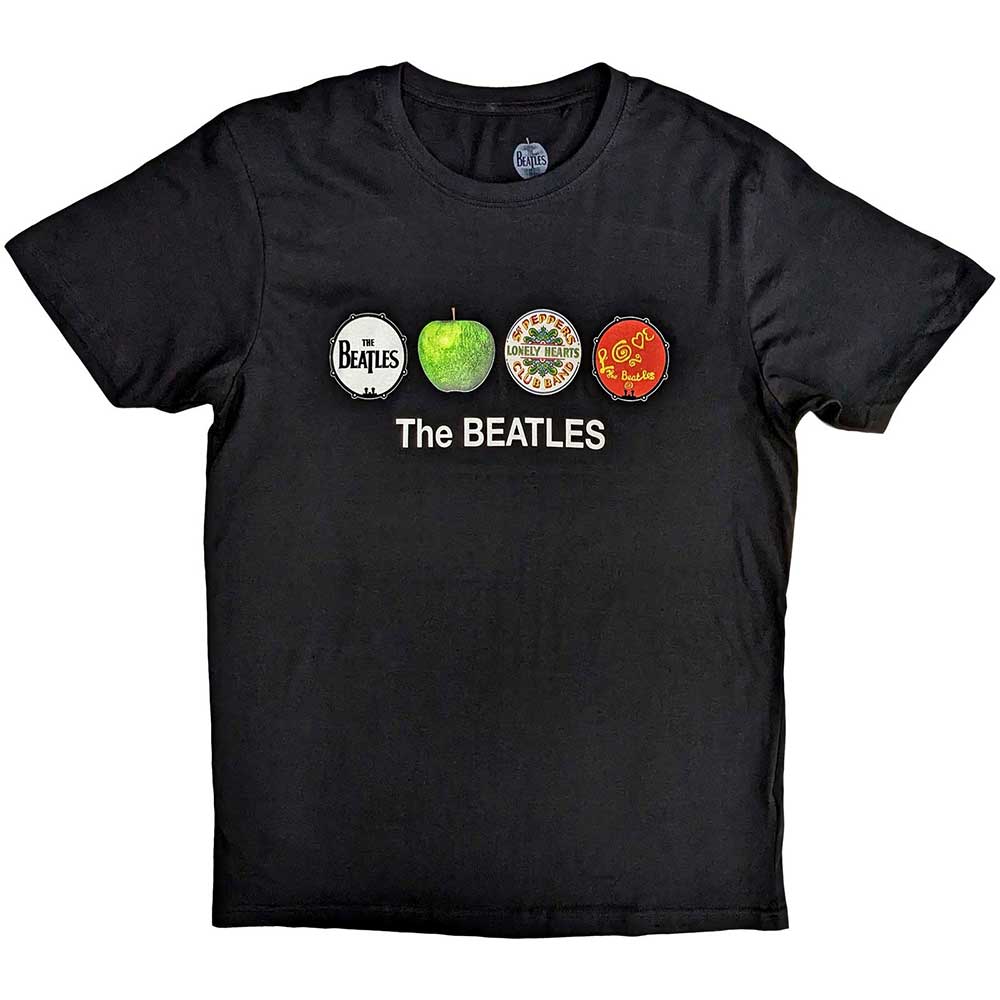 The Beatles T-Shirt: Apple & Drums