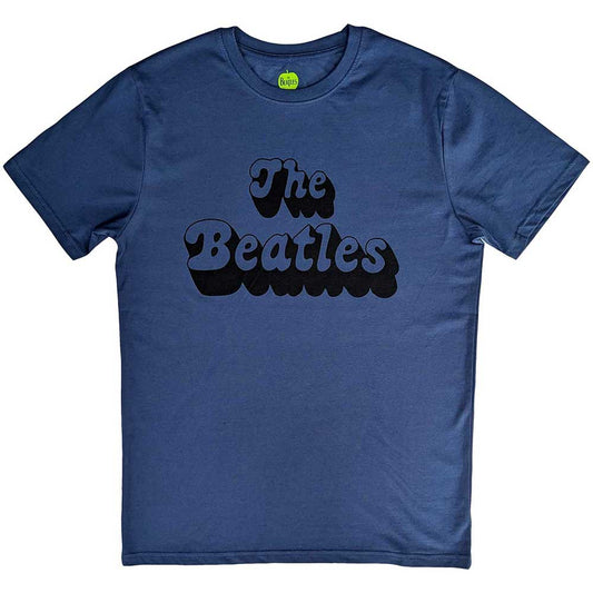 The Beatles T-Shirt: Text Logo Shadow
