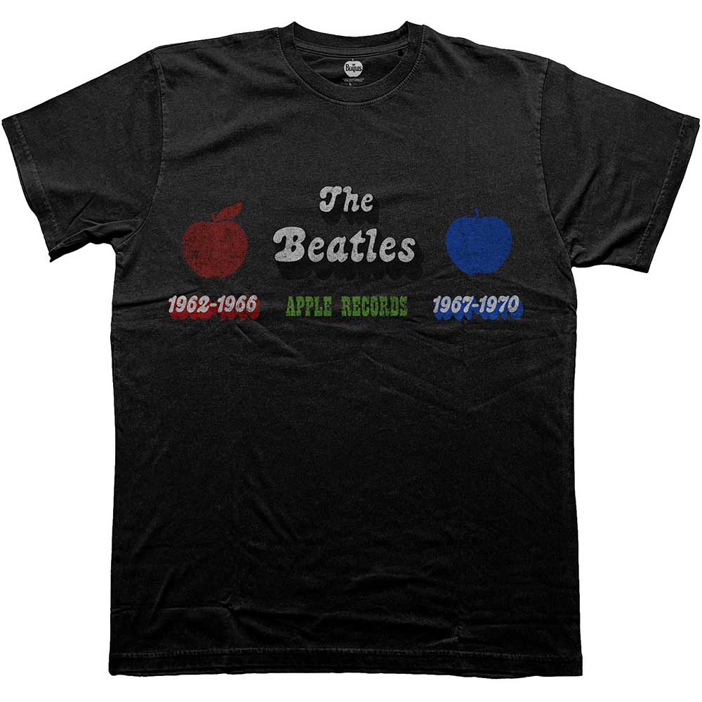 The Beatles T-Shirt: Apple Years Red & Blue