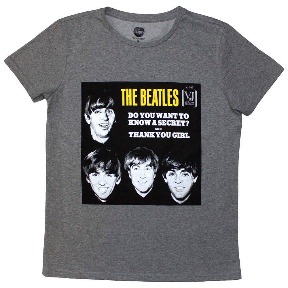 The Beatles Ladies T-Shirt: VJ Secret Sleeve