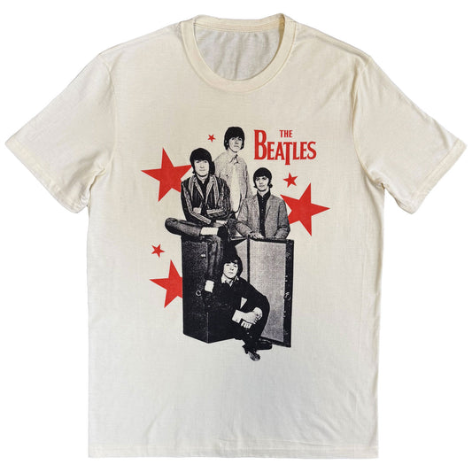 The Beatles T-Shirt: Red Stars