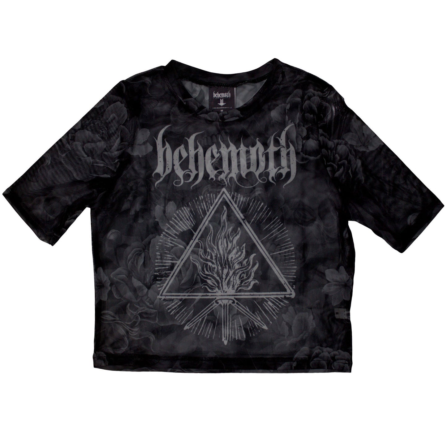 Behemoth Ladies Mesh Crop Top: Furor Divinus