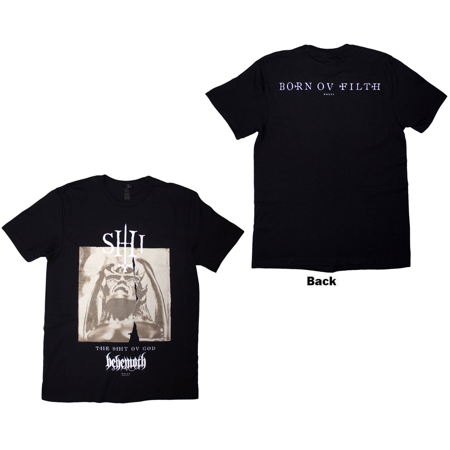 Behemoth T-Shirt: The Shit Ov God Parchment