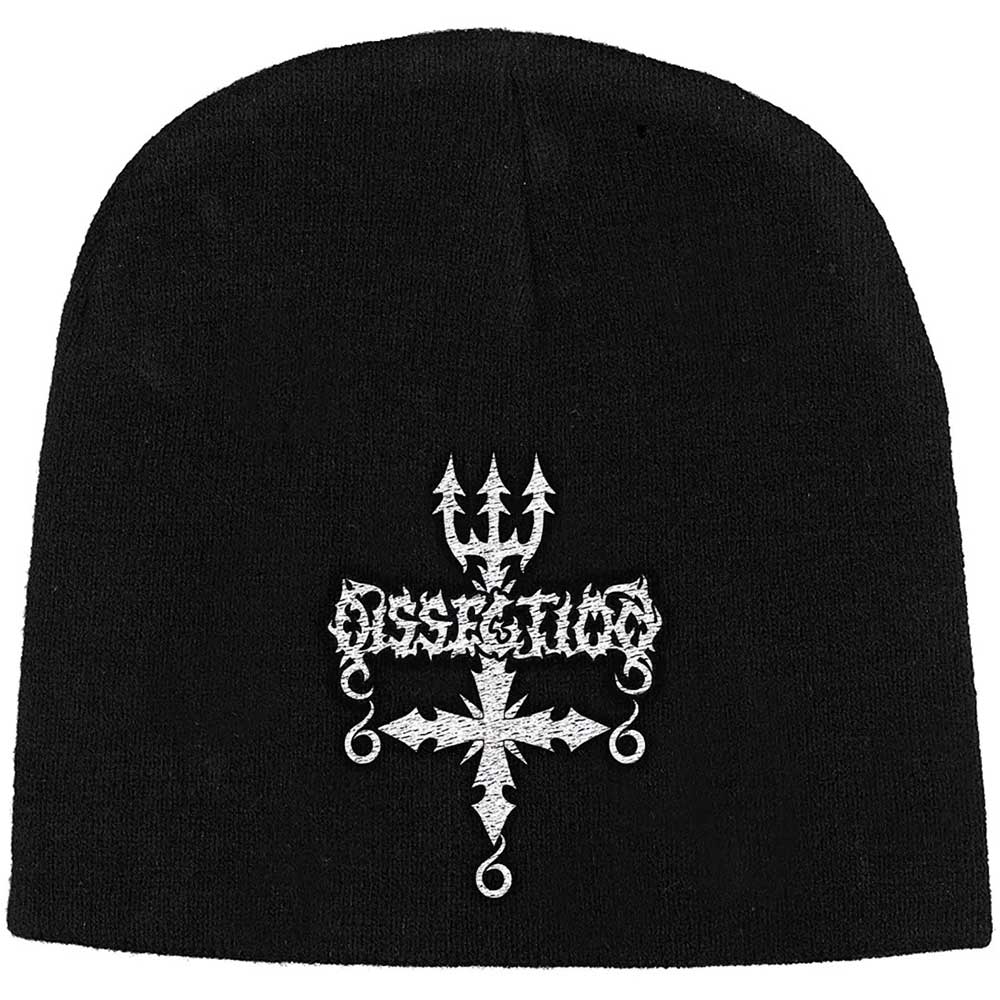 Dissection Beanie Hat: Logo / Cross