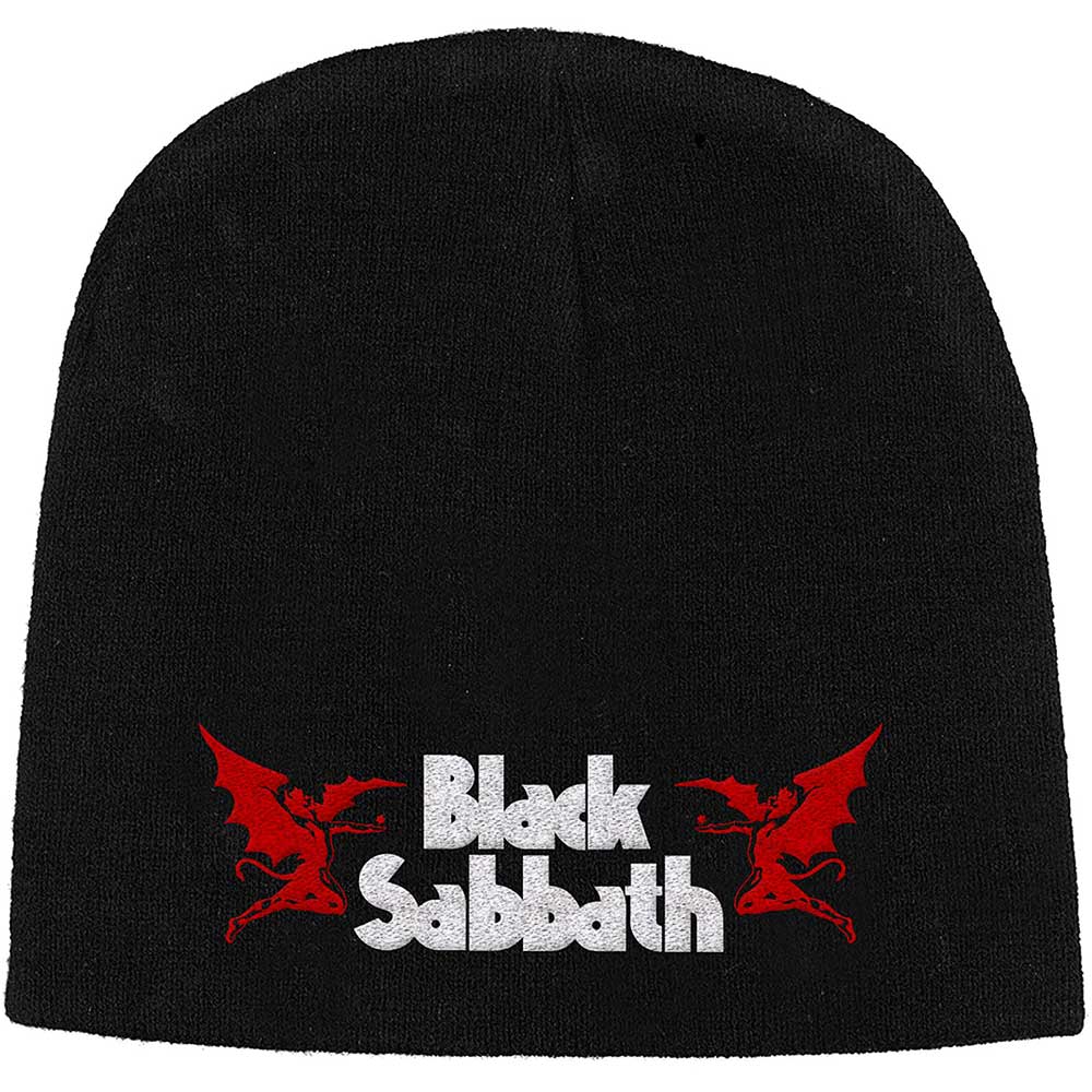 Black Sabbath Beanie Hat: Logo & Devils
