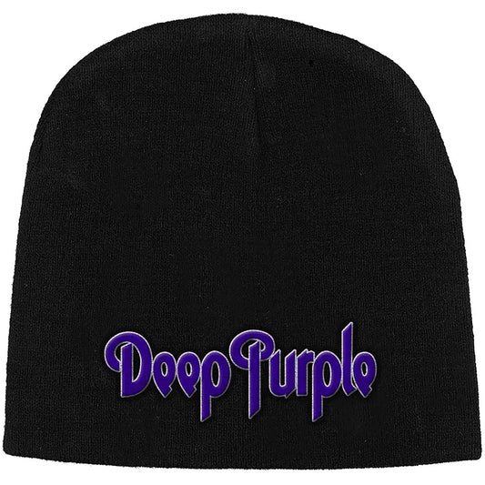 Deep Purple Beanie Hat: Logo