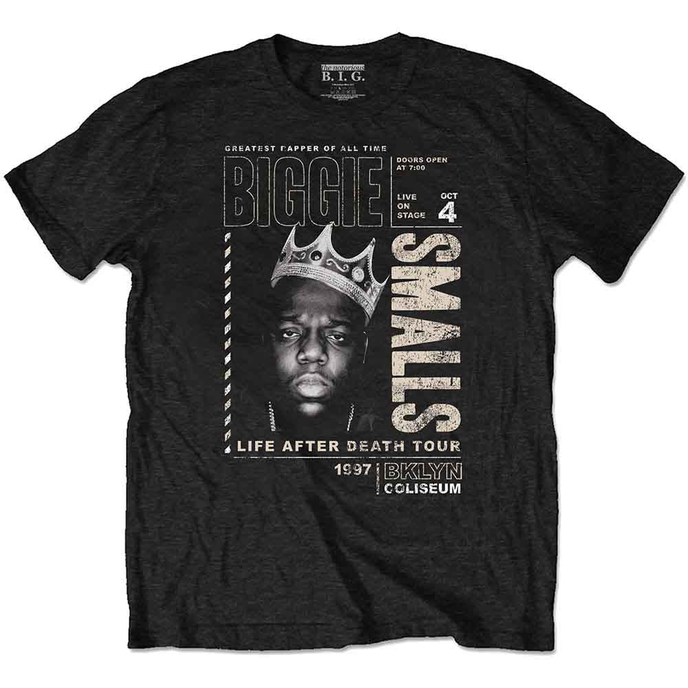 Biggie Smalls T-Shirt: Life After Death Tour Eco