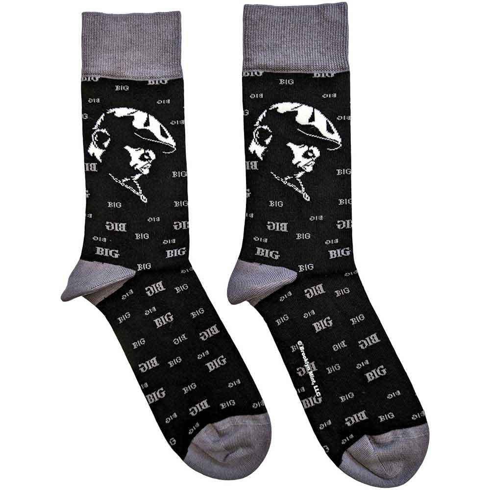 Biggie Smalls Socks: Side Portrait