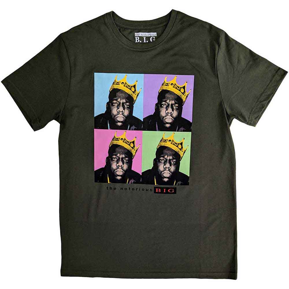 Biggie Smalls T-Shirt: Crown Pop Art