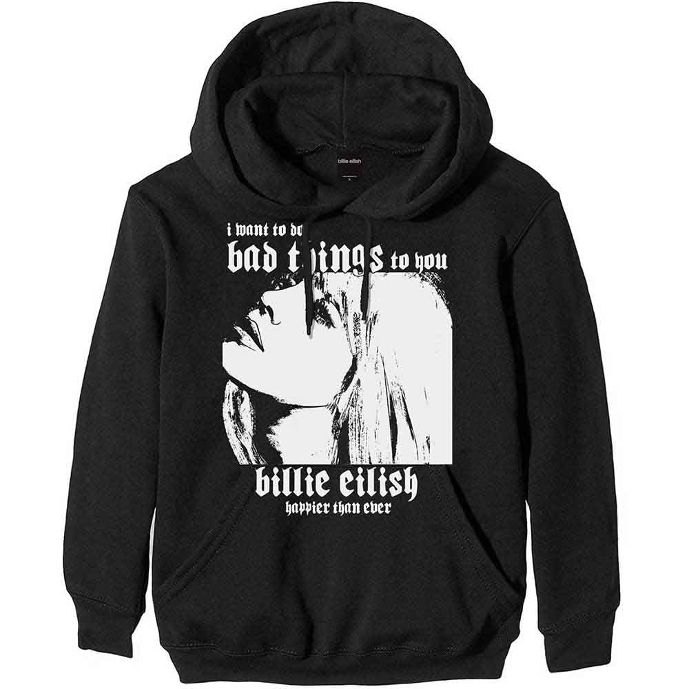 Billie Eilish Pullover Hoodie: Bad Things