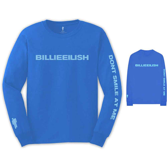 Billie Eilish Long Sleeve T-Shirt: Smile