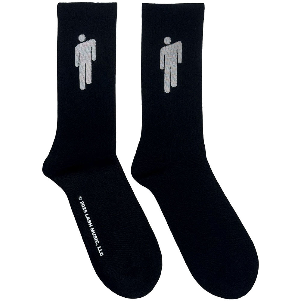 Billie Eilish Terry Socks: White Blohsh