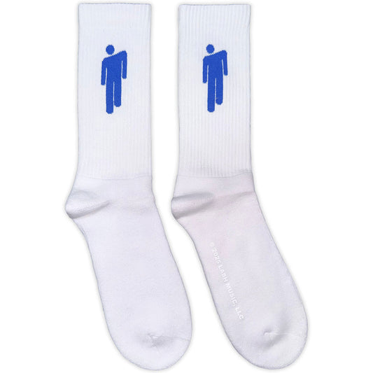 Billie Eilish Terry Socks: Blue Blohsh