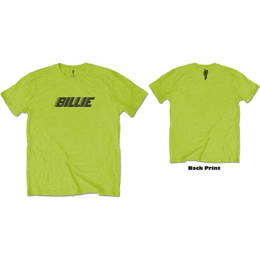 Billie Eilish T-Shirt: Racer Logo & Blohsh