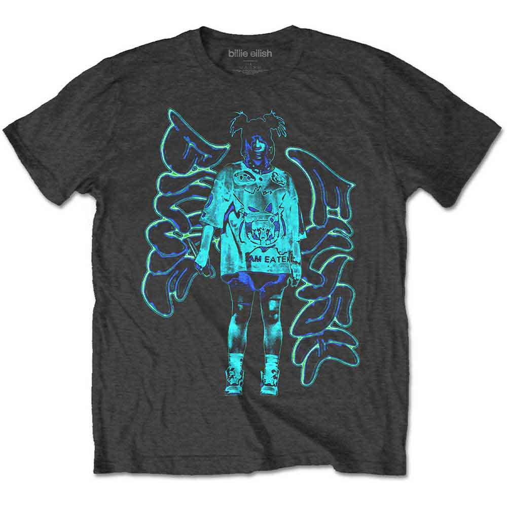 Billie Eilish T-Shirt: Neon Graffiti Logo