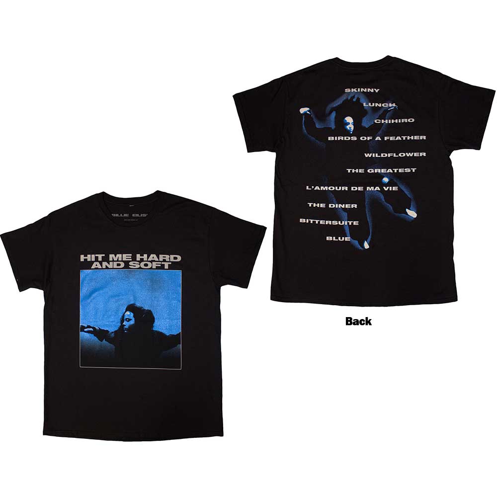 Billie Eilish T-Shirt: Hit Me Hard And Soft Tracklist