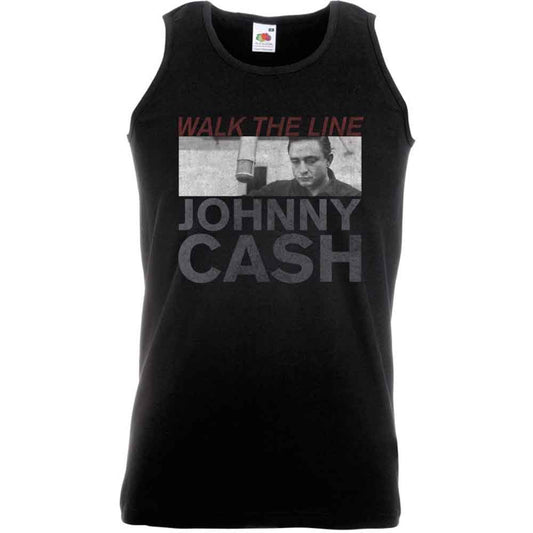 Johnny Cash Vest T-Shirt: Studio Shot
