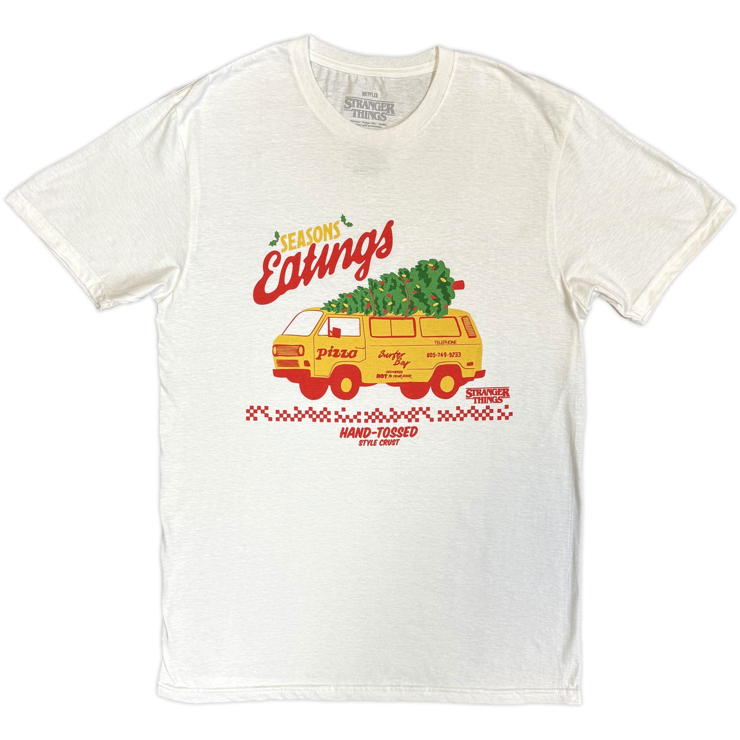 Netflix T-Shirt: Stranger Things - Season Of Eating Hand Tossed
