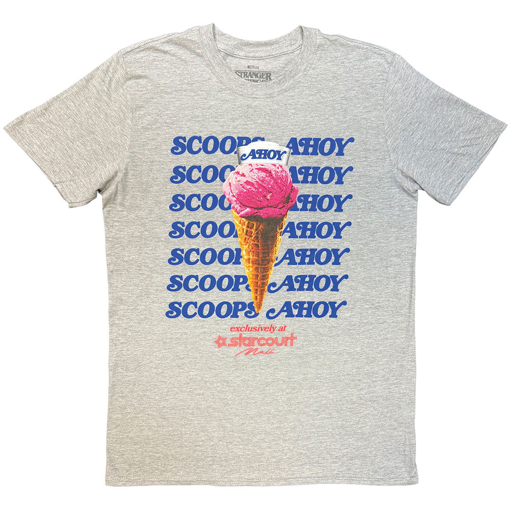 Netflix T-Shirt: Stranger Things - Scoop Ahoy Ice Cream