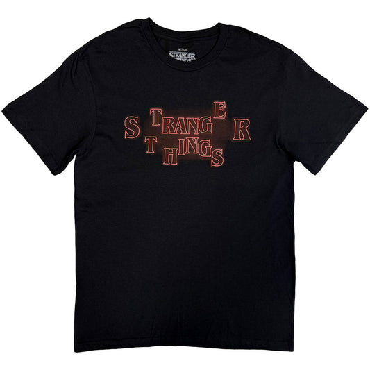 Netflix T-Shirt: Stranger Things - Neon Logo