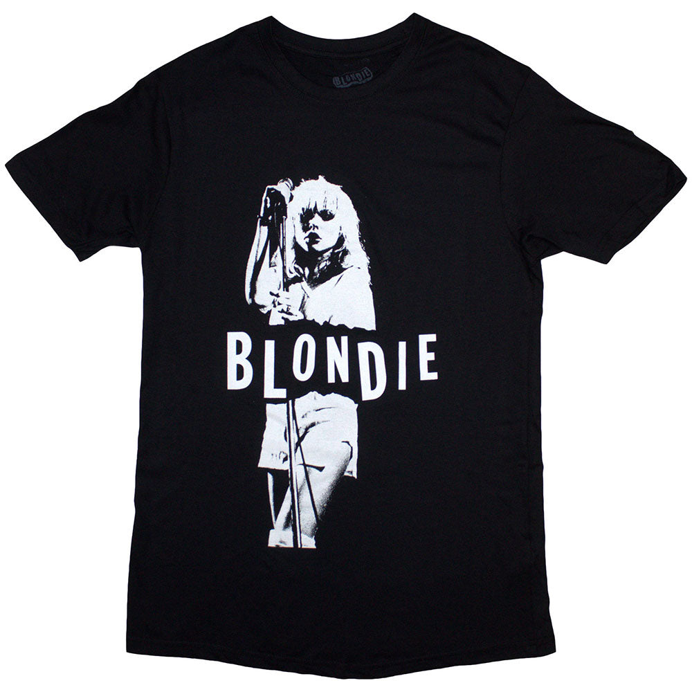 Blondie Ladies T-Shirt: Mic. Stand