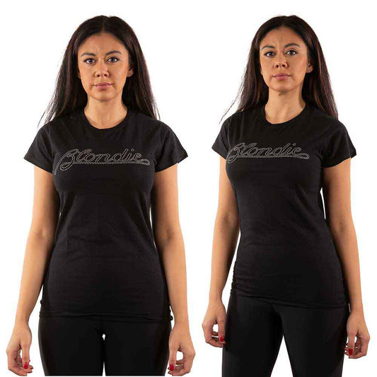 Blondie Ladies T-Shirt: Logo