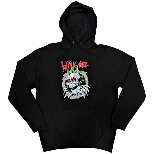 Blink-182 Pullover Hoodie: Six Arrow Skull