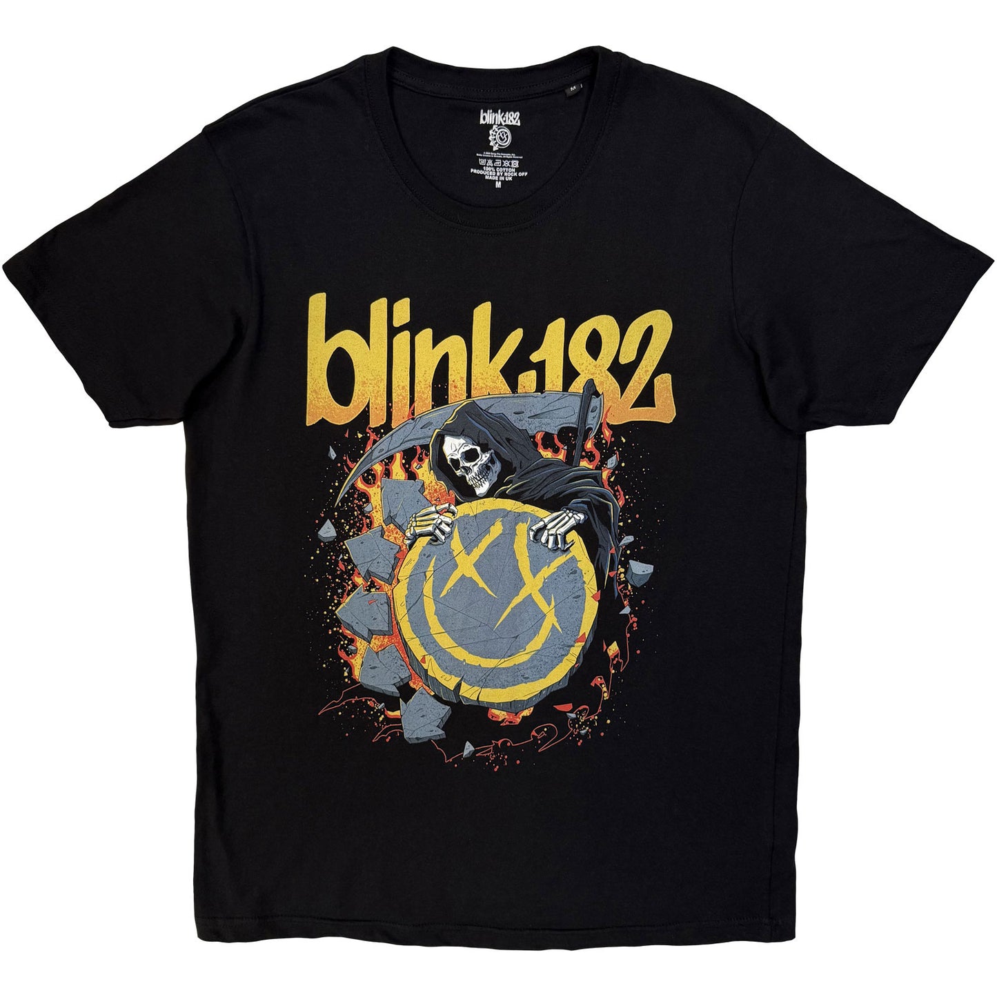 Blink-182 T-Shirt: Reaper Smiley