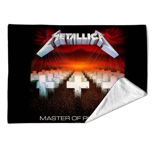 Metallica Sherpa Fleece Blanket: Master Of Puppets
