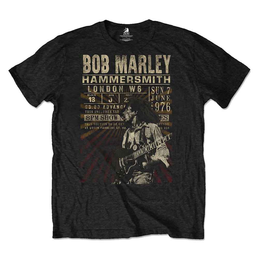 Bob Marley T-Shirt: Hammersmith '76