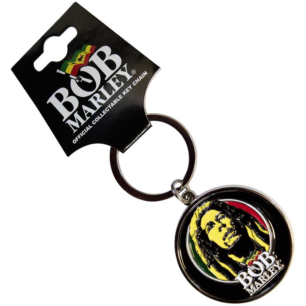 Bob Marley Keychain: Logo Face