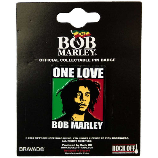 Bob Marley Badge: One Love