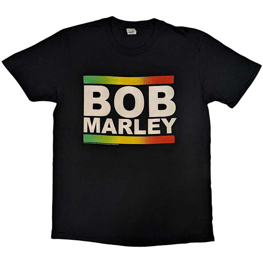 Bob Marley T-Shirt: Rasta Band Block