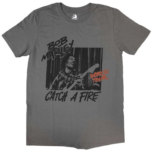 Bob Marley T-Shirt: Catch A Fire World Tour