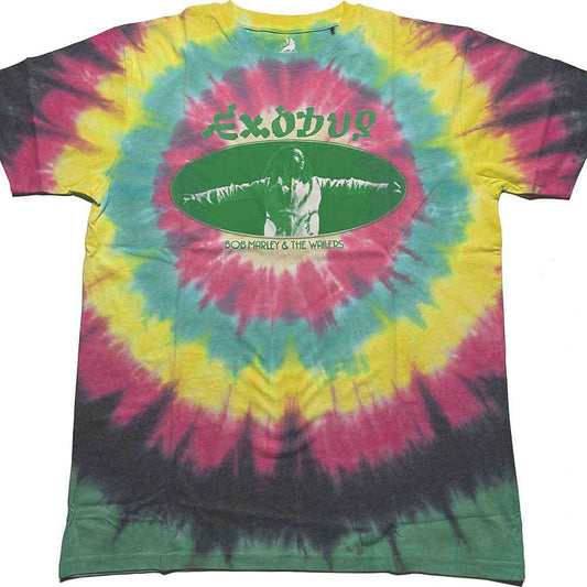 Bob Marley T-Shirt: Exodus Oval