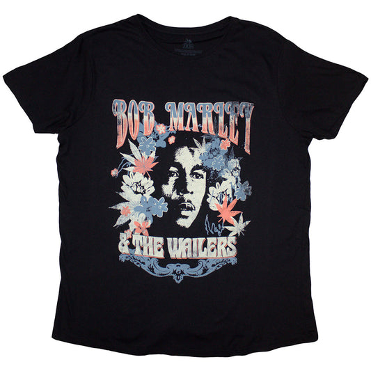 Bob Marley Ladies T-Shirt: & The Wailers