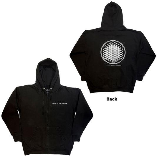 Bring Me The Horizon Zipped Hoodie: Flower of Life