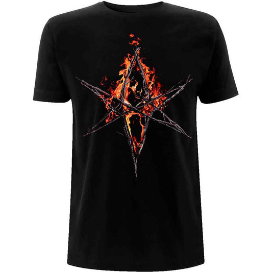 Bring Me The Horizon T-Shirt: Flaming Hex
