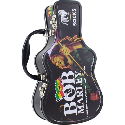 Bob Marley Sock Guitar Tin: Logos