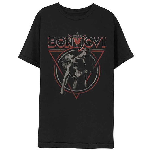 Bon Jovi T-Shirt: Triangle Overlap