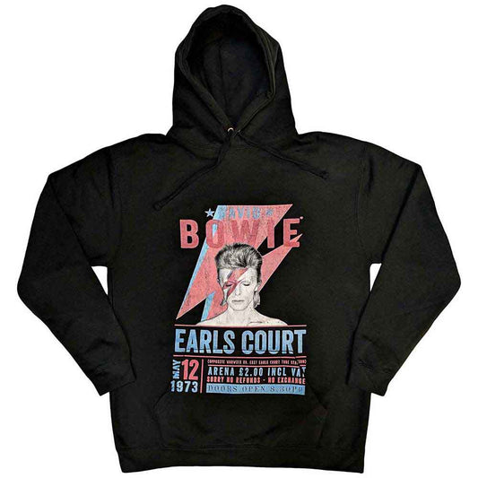 David Bowie Pullover Hoodie: Earls Court '73