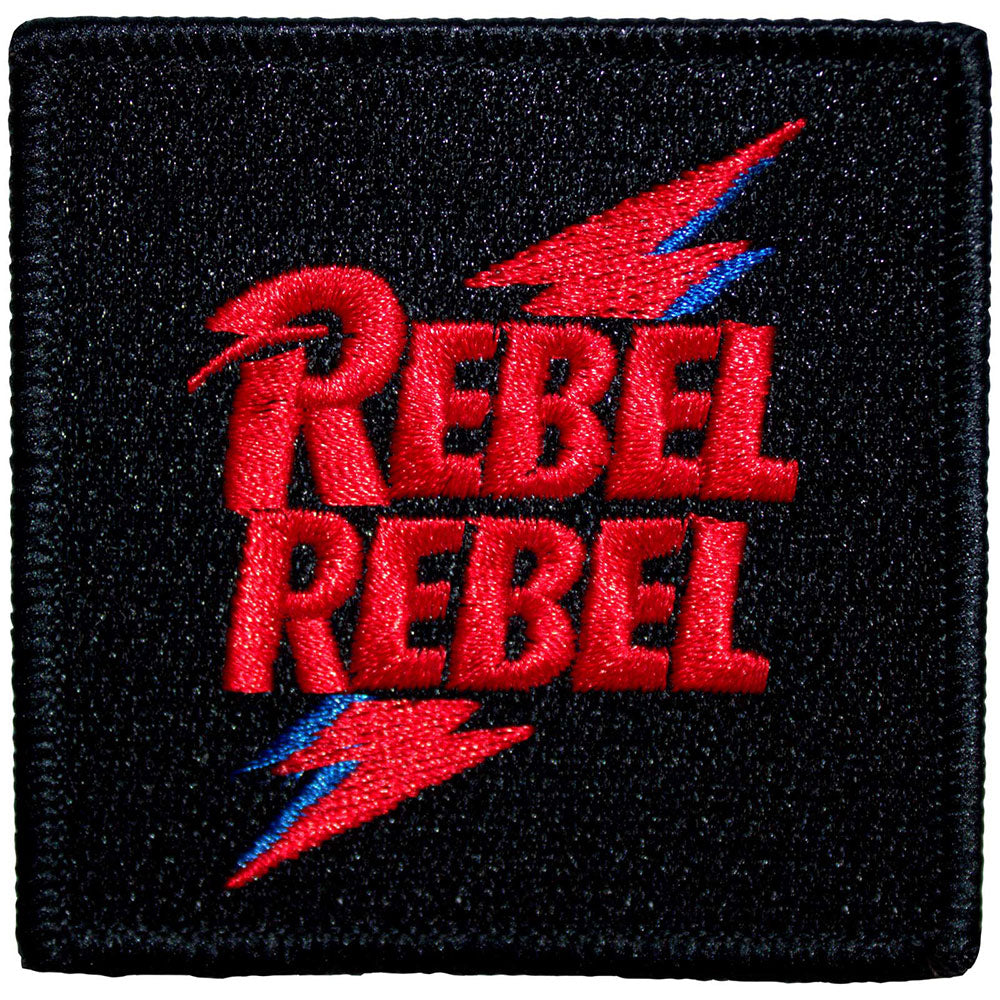 David Bowie Patch: Rebel Rebel Pink & Blue