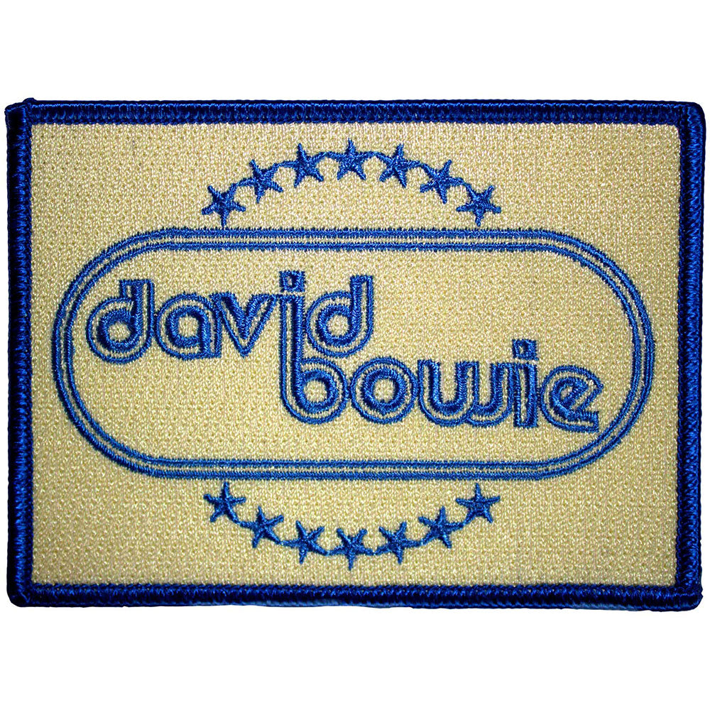 David Bowie Patch: Oval and Stars