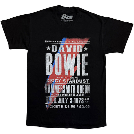 David Bowie T-Shirt: Hammersmith Odeon