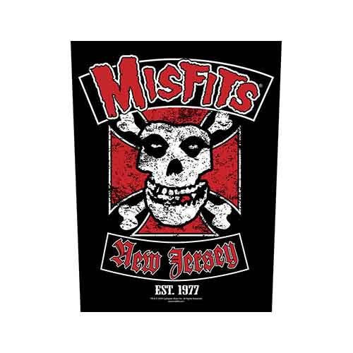 Misfits Back Patch: Biker