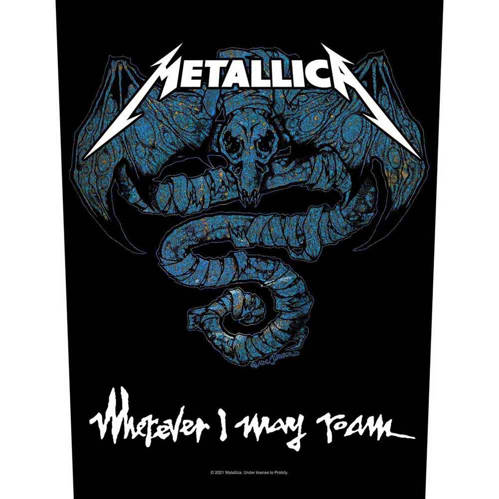 Metallica Back Patch: Wherever I May Roam