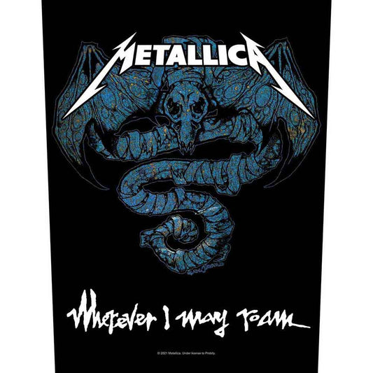 Metallica Back Patch: Wherever I May Roam