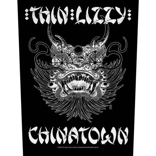 Thin Lizzy Back Patch: Chinatown